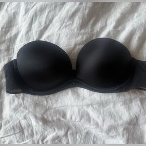 Victoria's Secret Black Strapless Bra